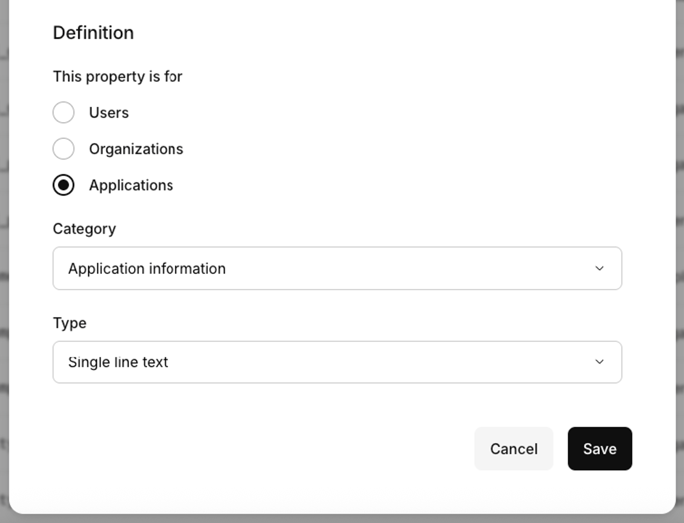 add property definition