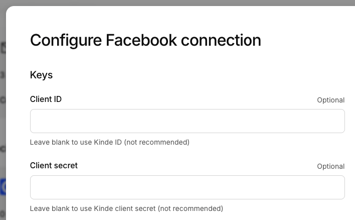 third party client id and client secret