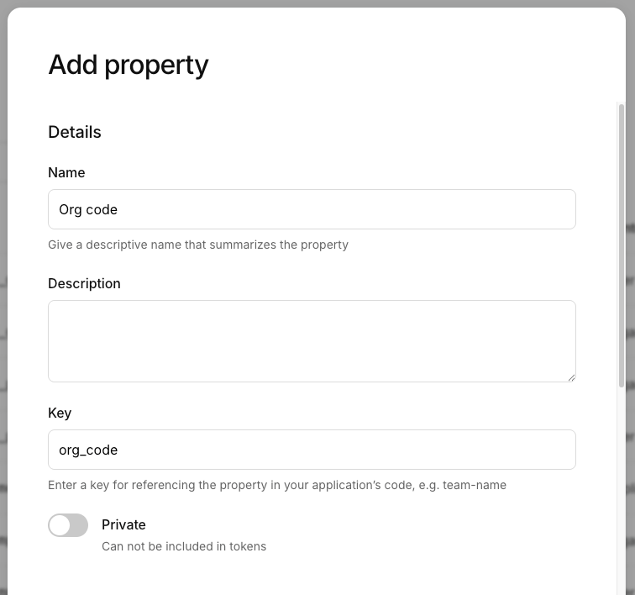 add property