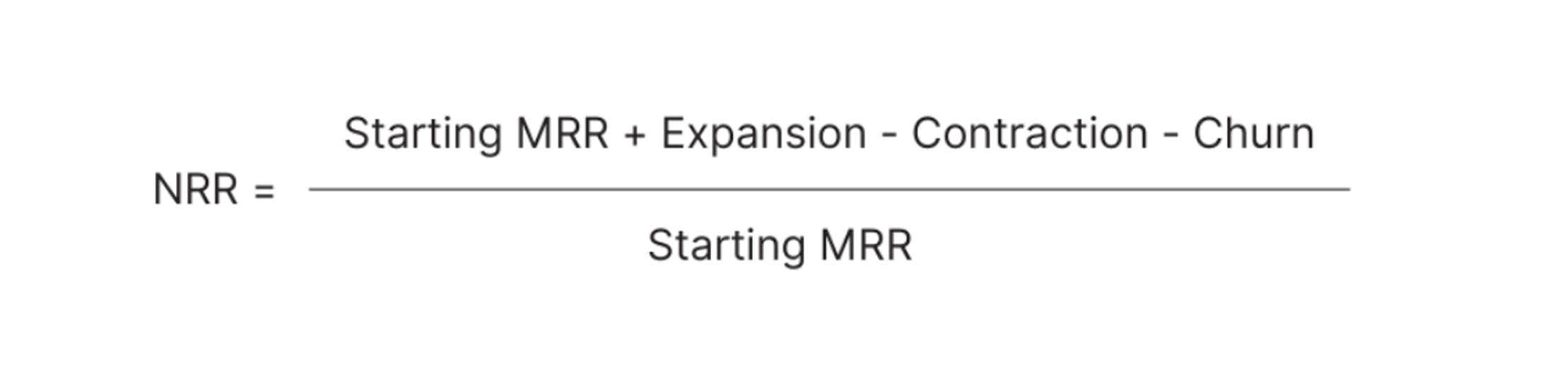 NRR Formula