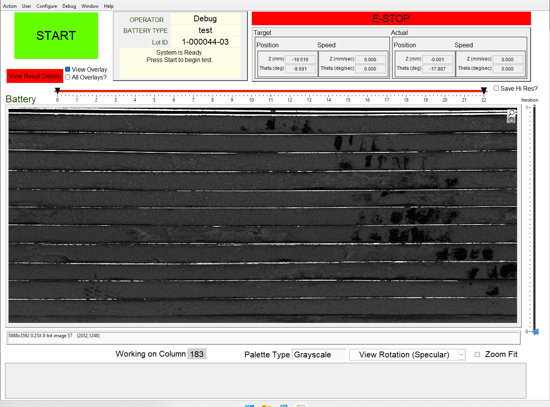 Benchtop Vertical Vision Inspection System