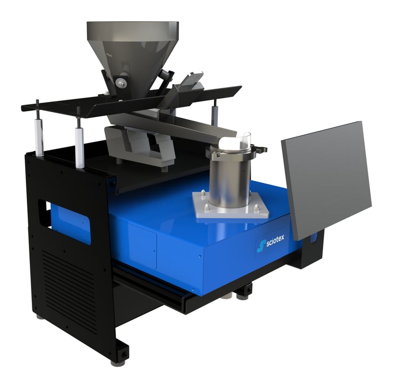 PerfectCount automated counting machine with hopper, feeder and screen
