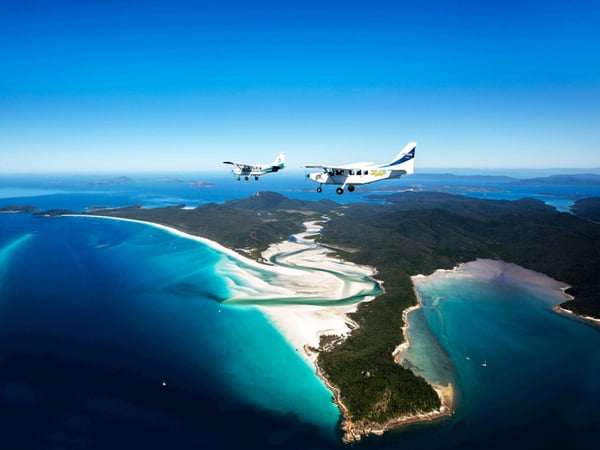 Whitsundays Scenic Flight over Heart Reef