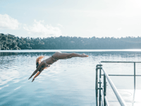 http://Diving%20of%20the%20dock%20at%20Lake%20Eacham%20on%20the%20Atherton%20Tablelands%20Cairns%20Adventure%20Package%20Happy%20Travels