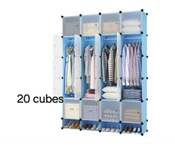 Plastic Cabinet 20 Cubes