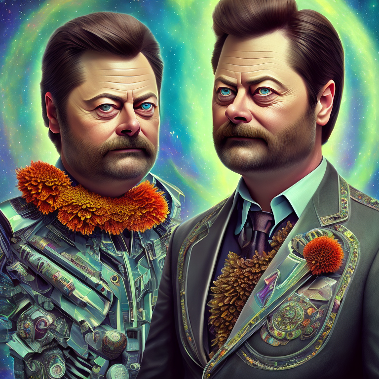 nick offerman is consumed by a shocking proliferation of black dahlias --glibber