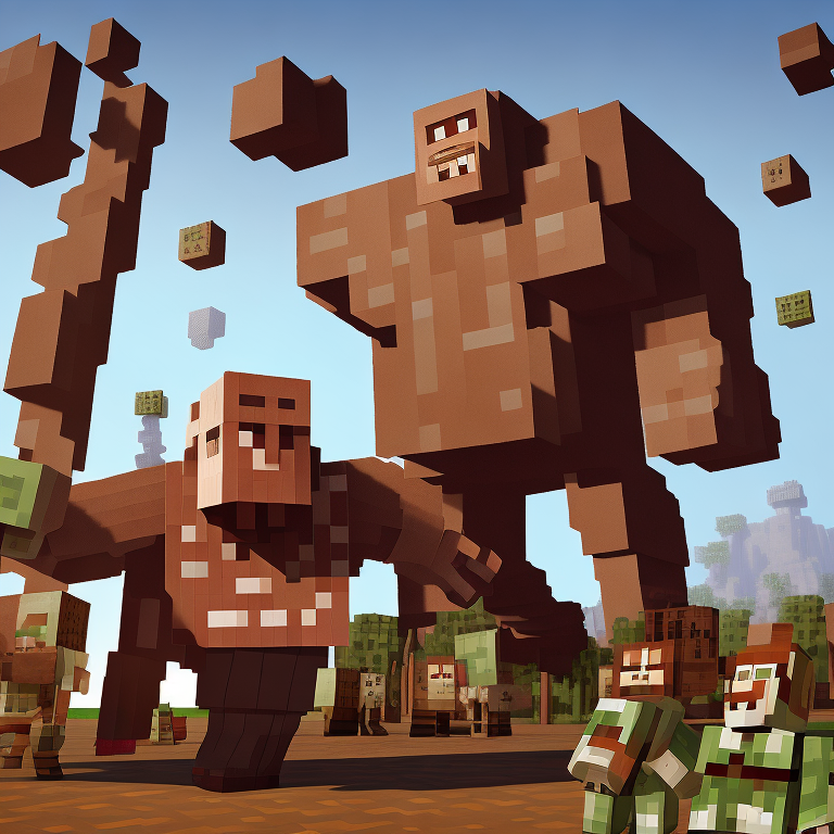 andre the giant with minecraft skin --mtr
