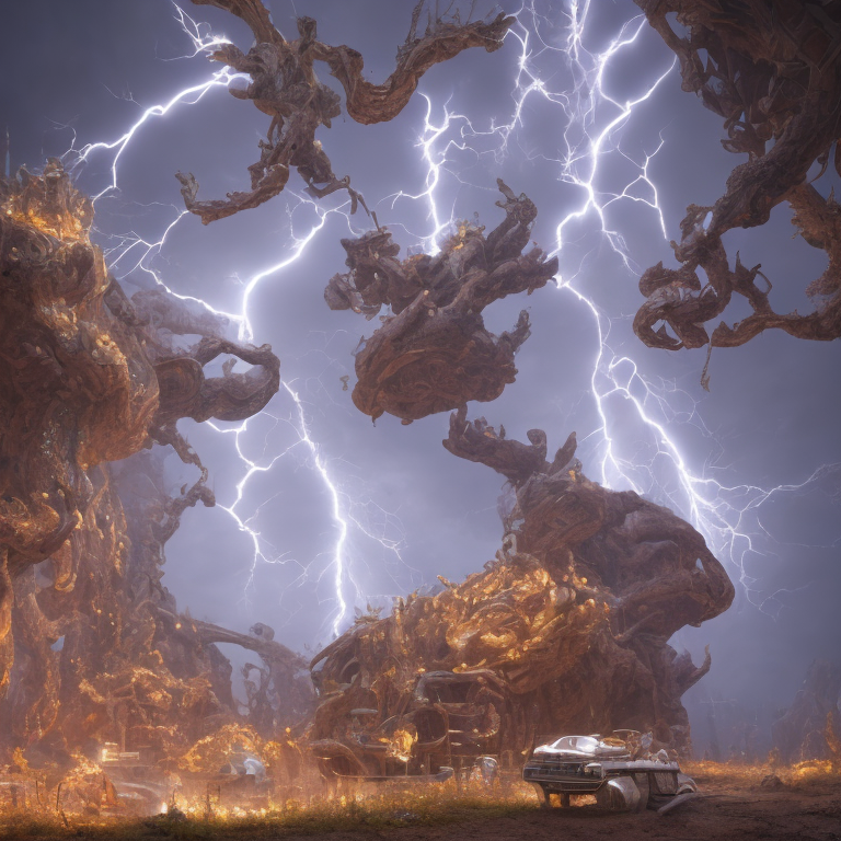 A science exhibit showing how lightning is made to a stunned audience   --glimmer