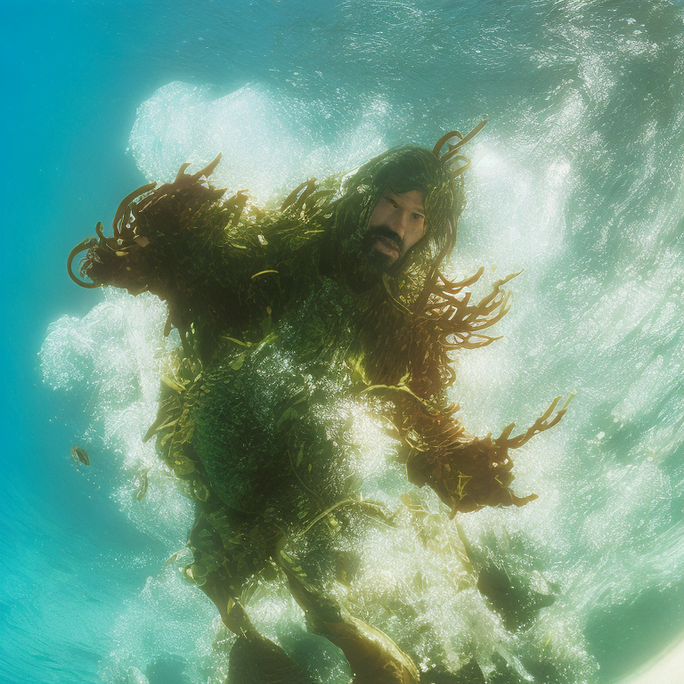 keanu reeves swamp thing surfs on an orchid  --stof