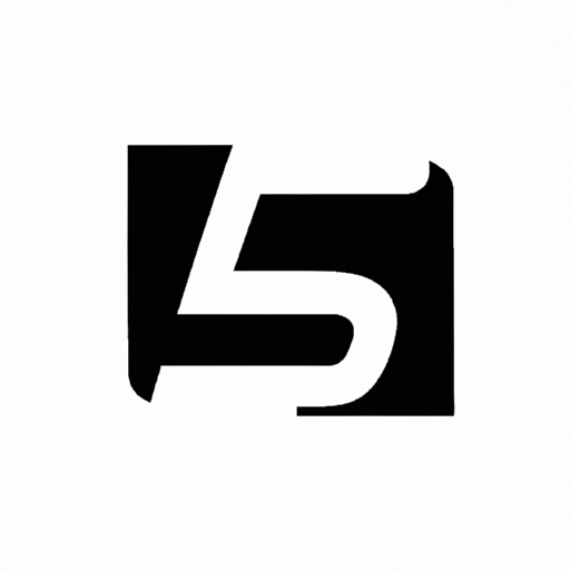 Design a black and white logo with three English letters S F D --logo