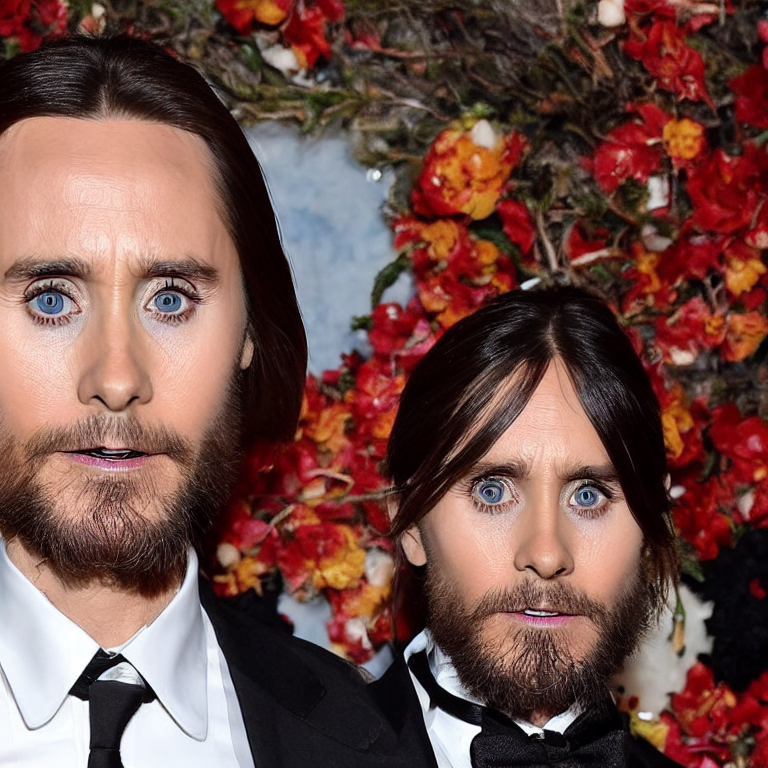 jared leto or liam neeson are transmultiversal strangers | irresistably vivid biomimetically pigmented camouflage chatting in the shiny cyborg cat rave cave | bling bling  | in the style of norman rockwell    --lackliner