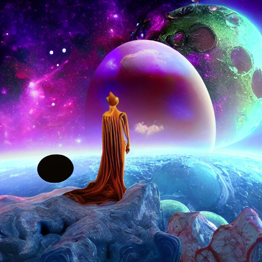 The watcher of thoughts in outer space --dream 
