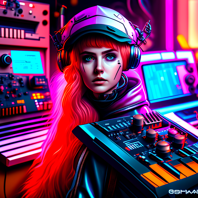 Hacker girl --synth