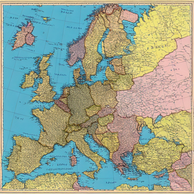 greate a map of europe. politicaly colored only, with the fictional country "Preussisches Reich Deutschler Länder".
This country covers this area: Germany, Poland including Kaliningrad, Netherlands, Elsass, Lothringen, Flandern, Luxenburg, Switzerland, South Tirol, Croatia, northwestern italy, Austria, Hungaria, Romania, czech republic, Denmark. all these country areas need to be in the same color as germany. realistic european shape.
 --map     