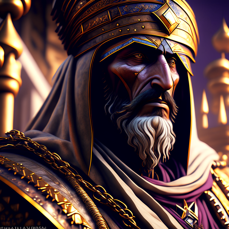 Saladin the great muslim general and sultan of egypt and syria, granting clemency to Jerusalem, oasis --trip  --k   