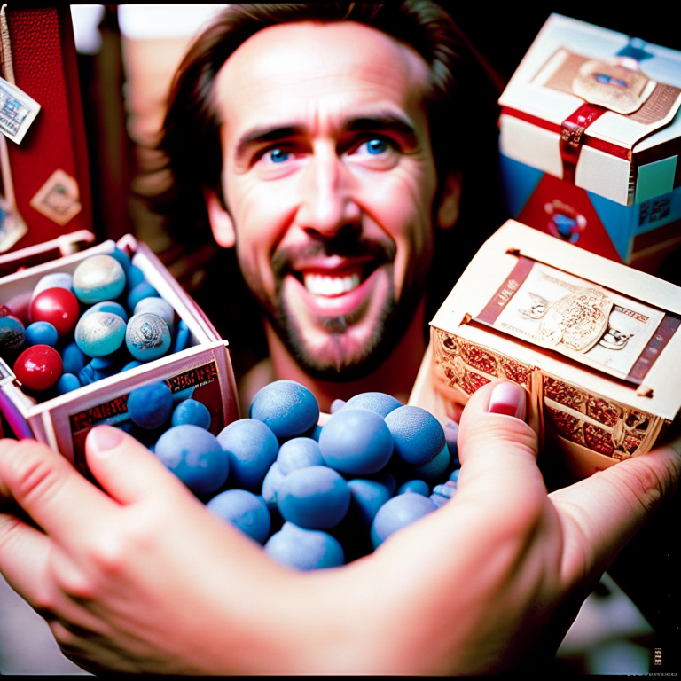 Nicholas Cage offers you a care package full of treasure treats  --fp1k