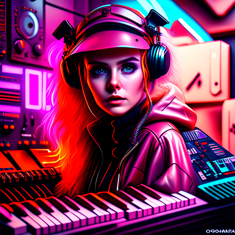 Hacker girl --synth
