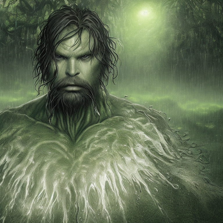 swamp thing tears in rain | close up | you feel what the swamp thing feels --stn64