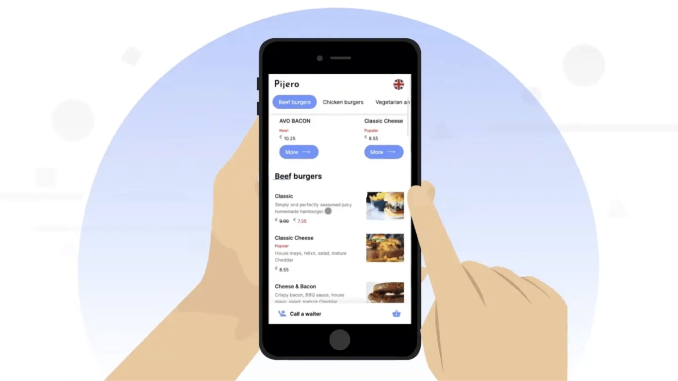 Pijero QR menu case study image 1