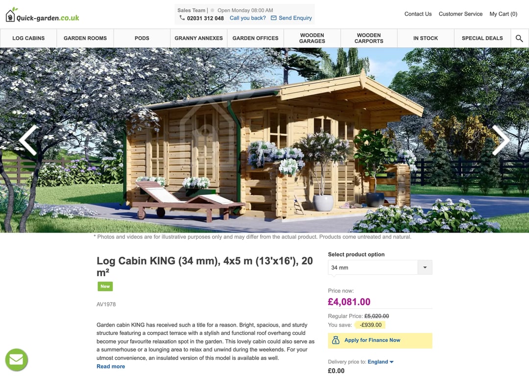 Quick Garden ecommerce store case study image 1