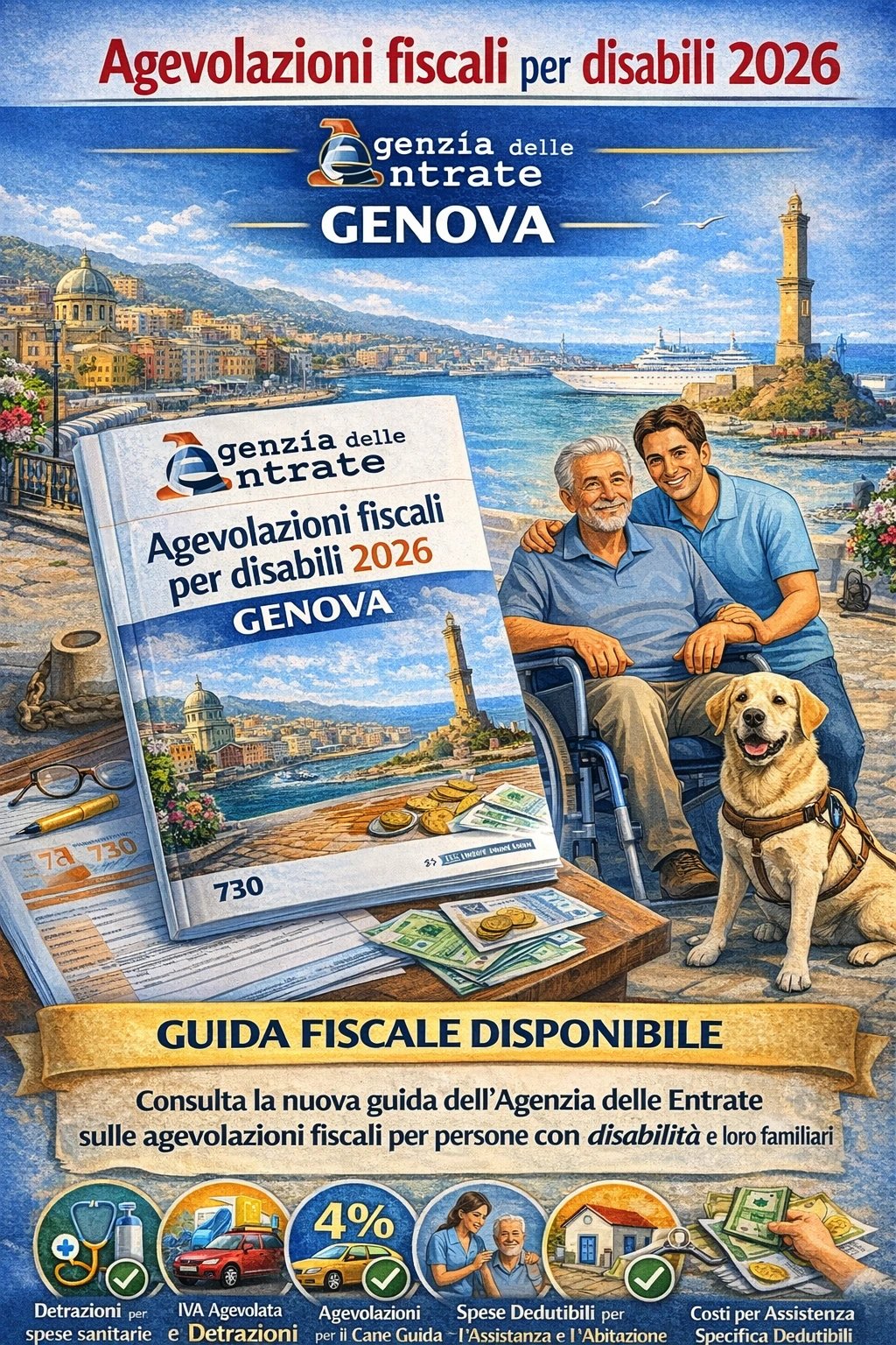 Pensione Invalidità Civile 2026 Agevolazioni fiscali per disabili 2026