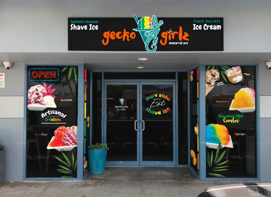 Gecko Girlz Shave Ice and Ice Cream Shop – Waikiki, Hawaii