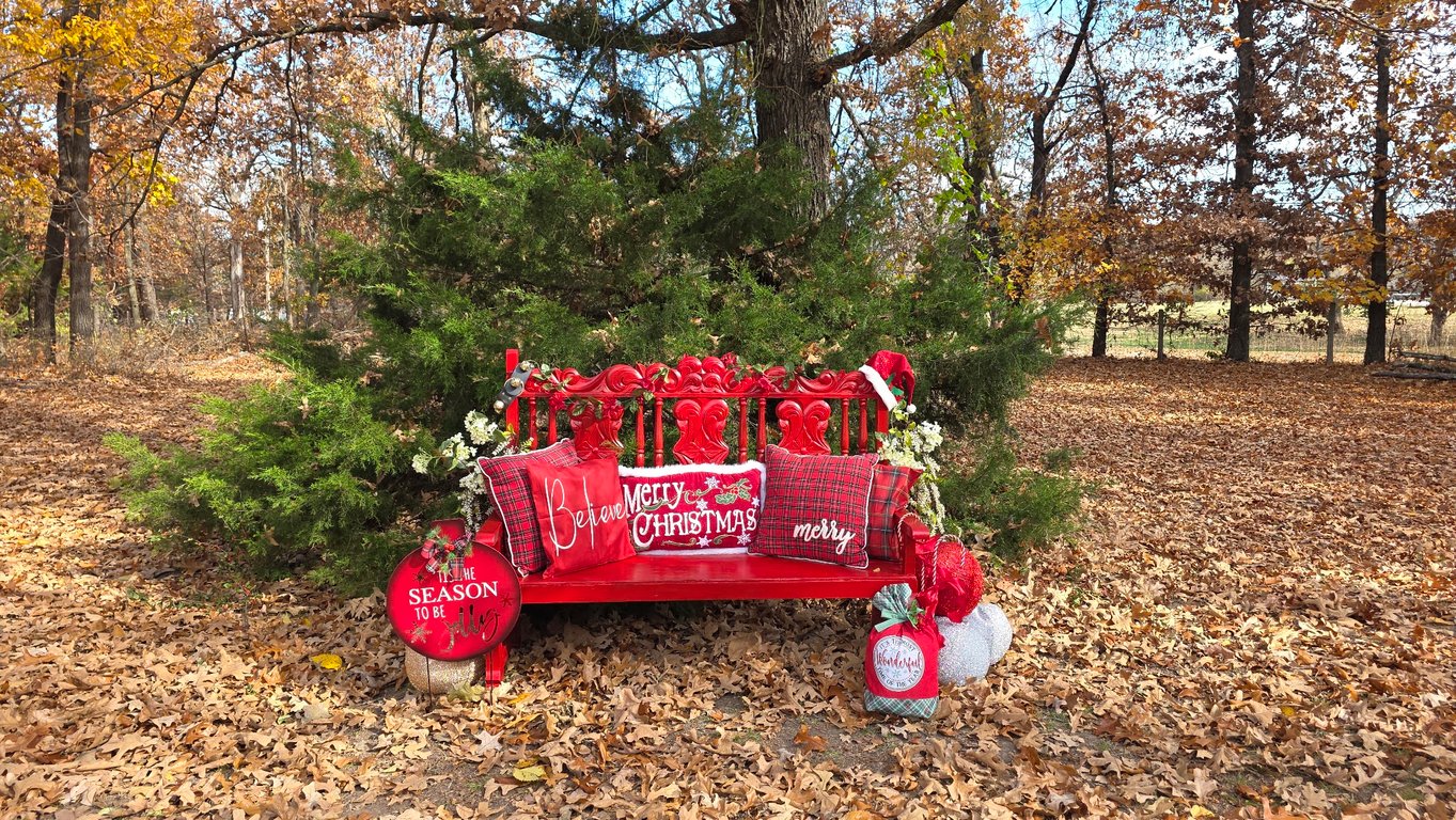 Photo of The Vintage Red Bench
