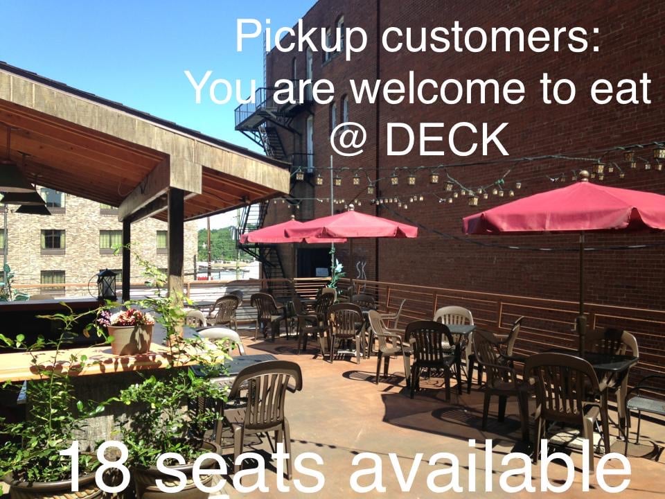 Chaang Thai DECK (DECK : OPEN. Need dely/Pckp before 11? We handle large catering orders for hospitals & Univ. depts)