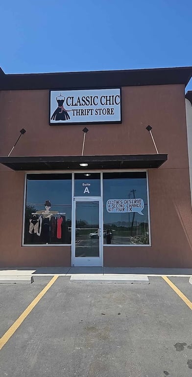 Classic chic thrift store