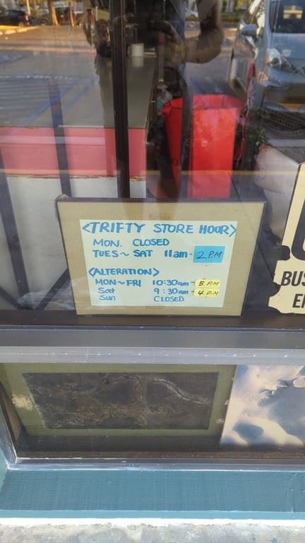 Alterations Thrift Store