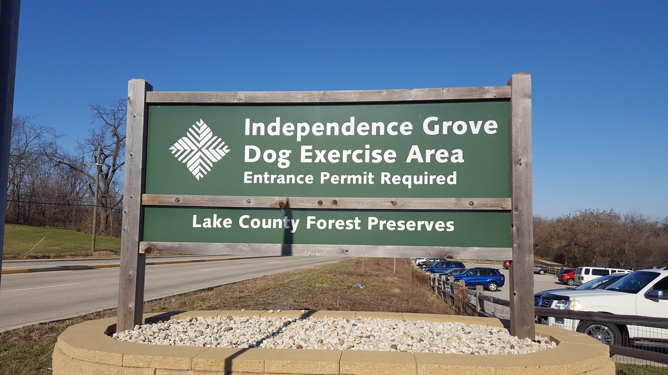 Independence Grove Off-Leash Dog Area