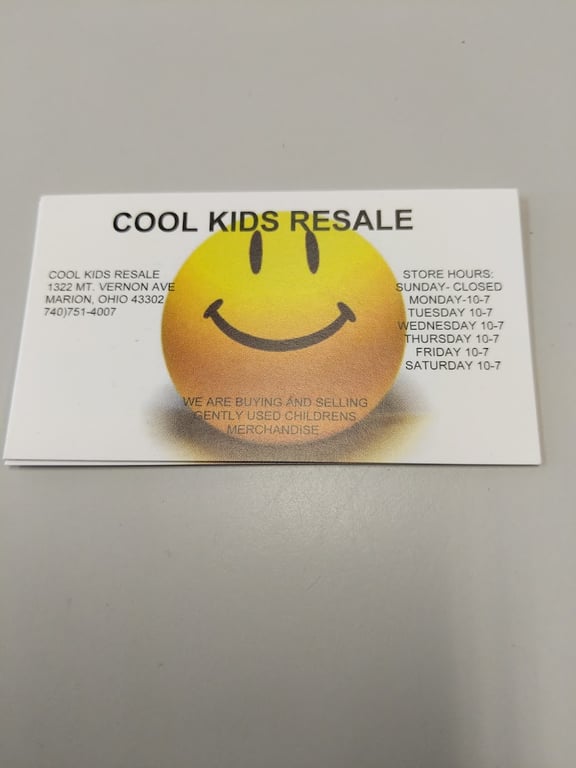Cool Kids Resale