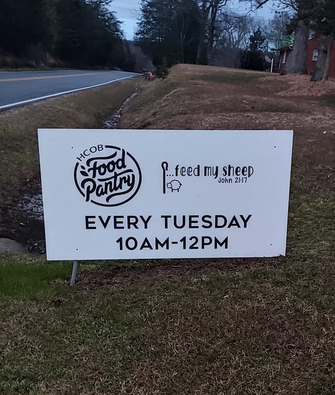 HCOB Food pantry
