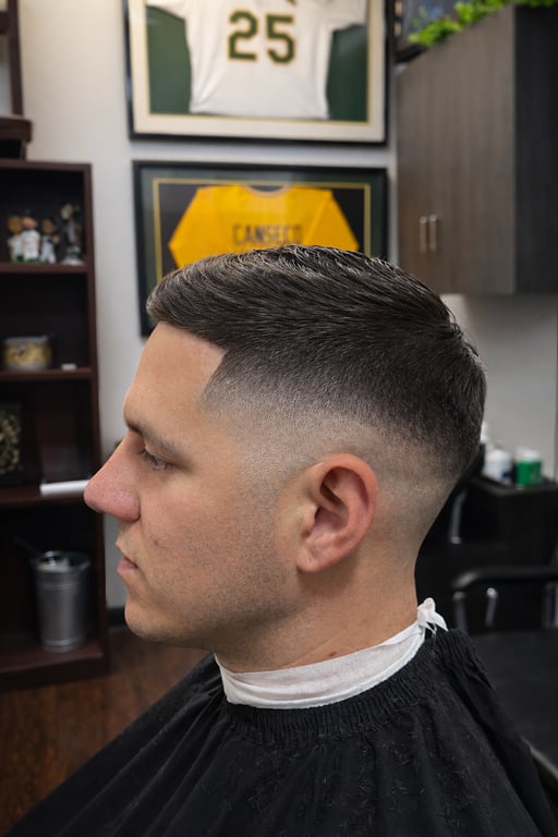 Gold & Vintage barbering
