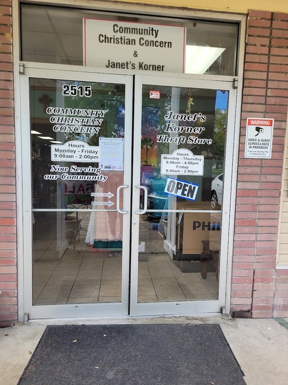 Janet’s Korner Thrift Store, Community Christian Concern