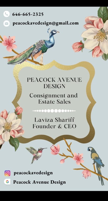 Peacock Avenue Design by Appointment