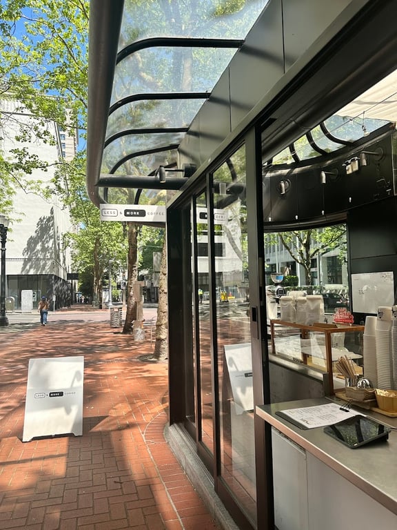 Less and more coffee