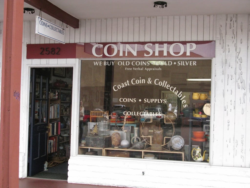Coast Coin & Collectables and “The Other Side Gallery” featuring both vintage and contemporary art