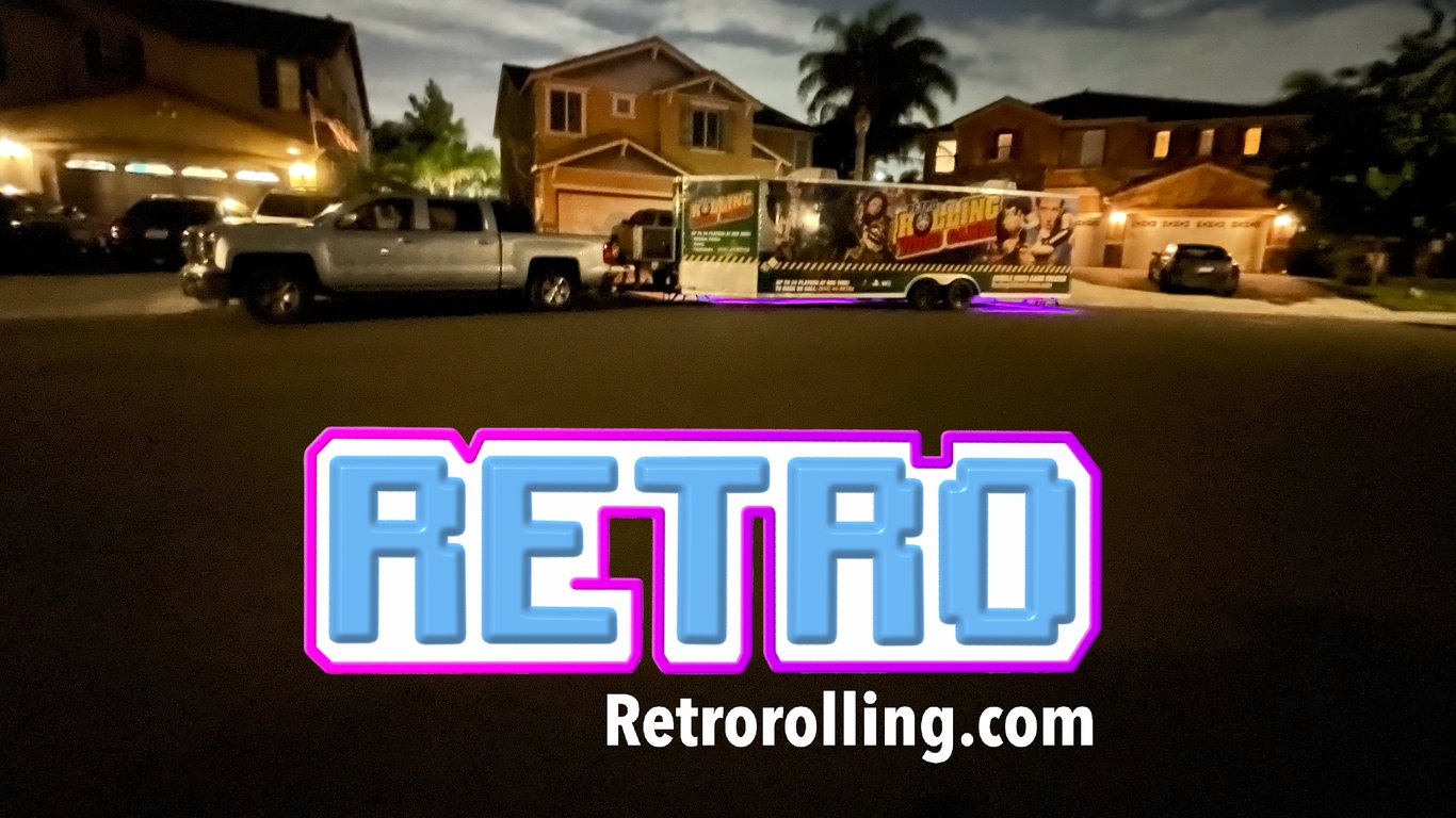 Retro Rolling Video Games – Video Game Truck And Gel Blaster party