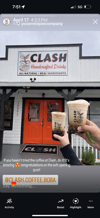 Clash Coffee Boba Lemonade