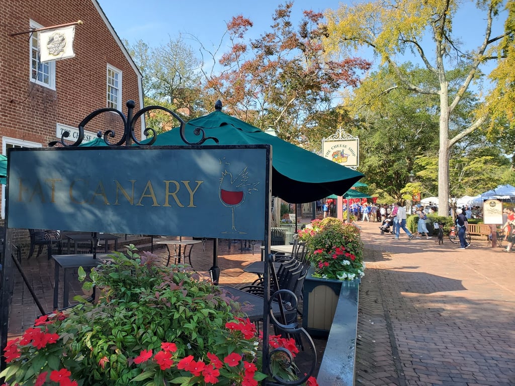 Photo of Colonial Williamsburg’s Merchants Square