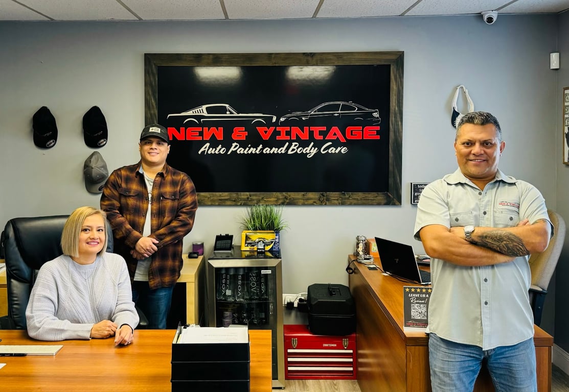 NEW AND VINTAGE AUTO BODY SHOP
