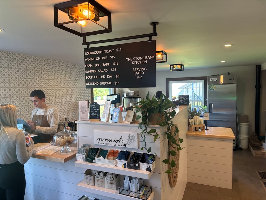 Nourish Organic Juice Bar at Stone Bank Farm