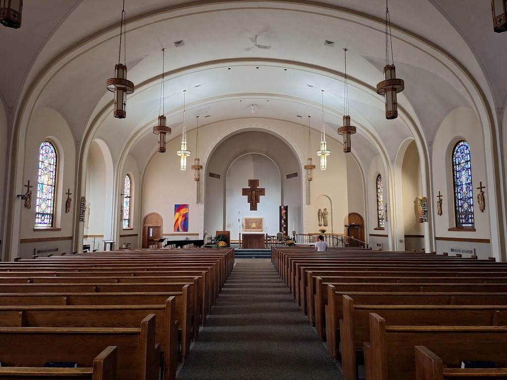 Holy Spirit Catholic Parish celebrating at St. Stanislaus Kostka Catholic Church