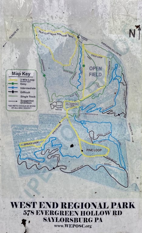 West End Regional Park – dog park entrance