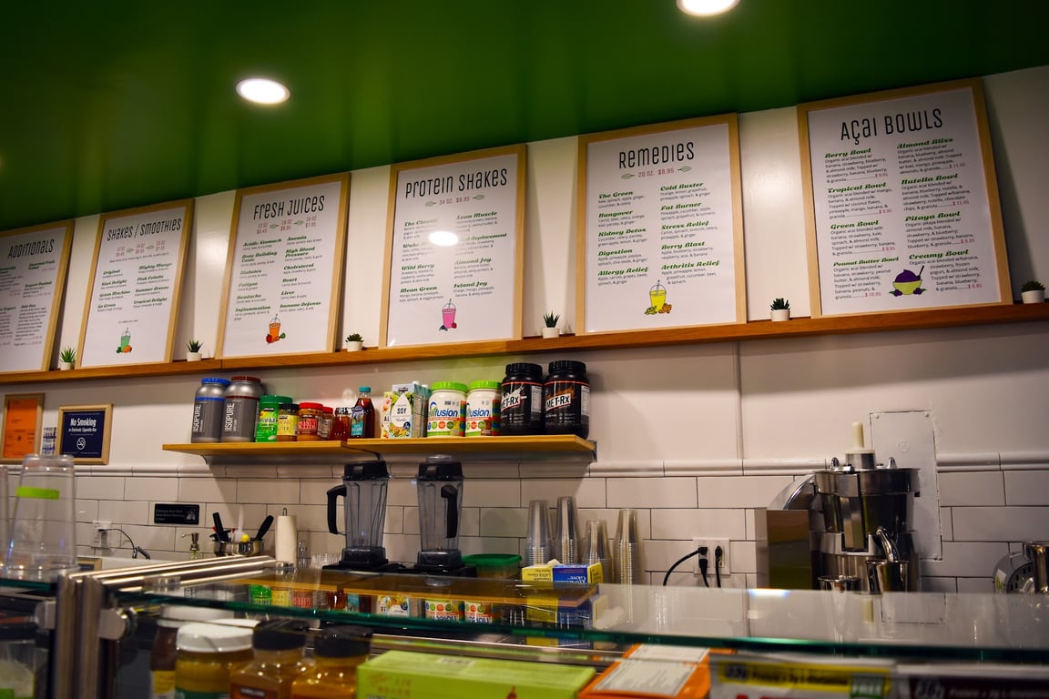 Healthy Green Juice Bar