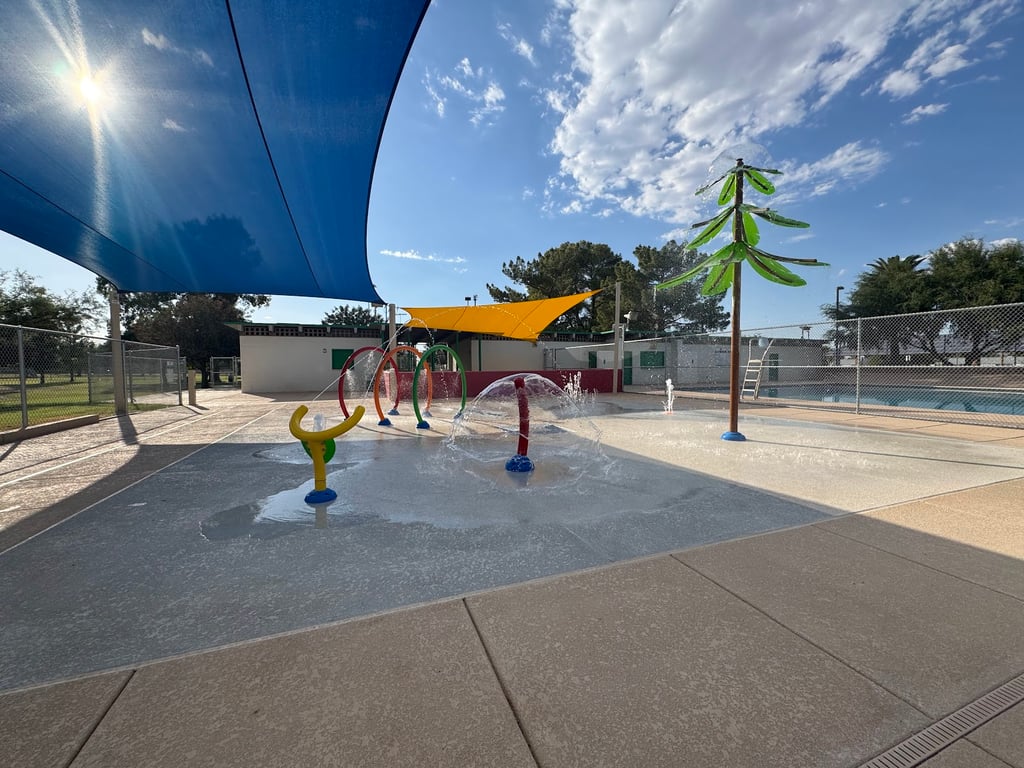 Freedom park splash pad