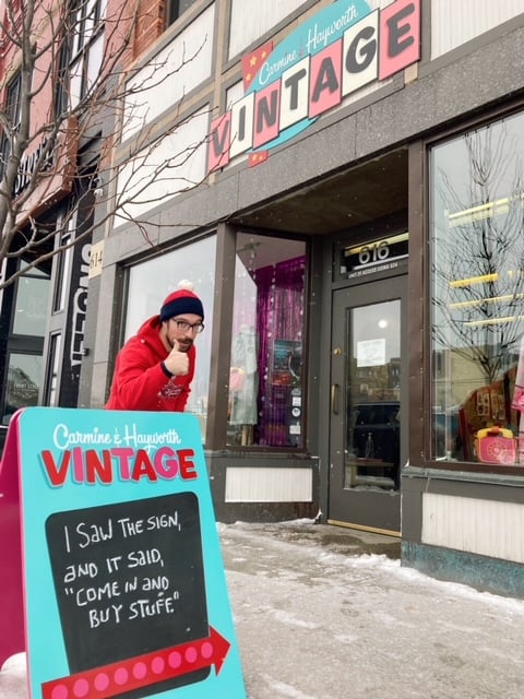 Carmine & Hayworth Vintage