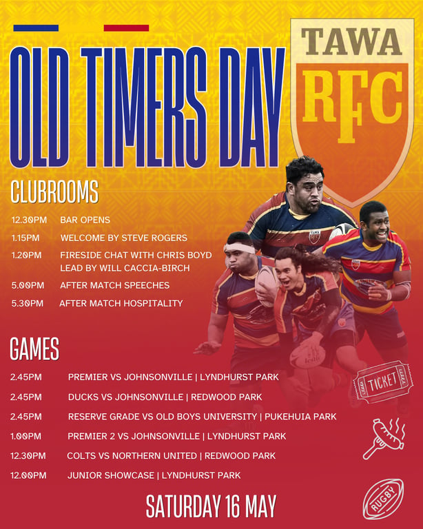 Old Timers Day 2026 celebration flyer
