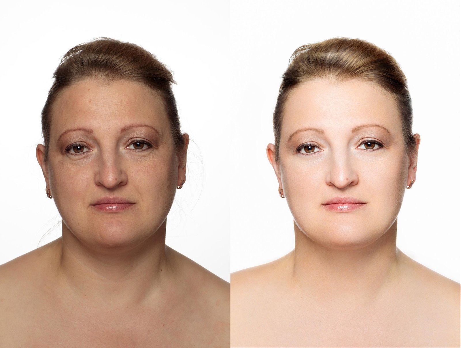 Close-up portrait, retouched